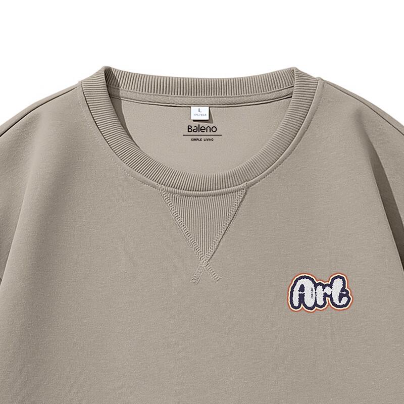 Baleno Men's Heavyweight Loose Fit Crewneck Sweatshirt