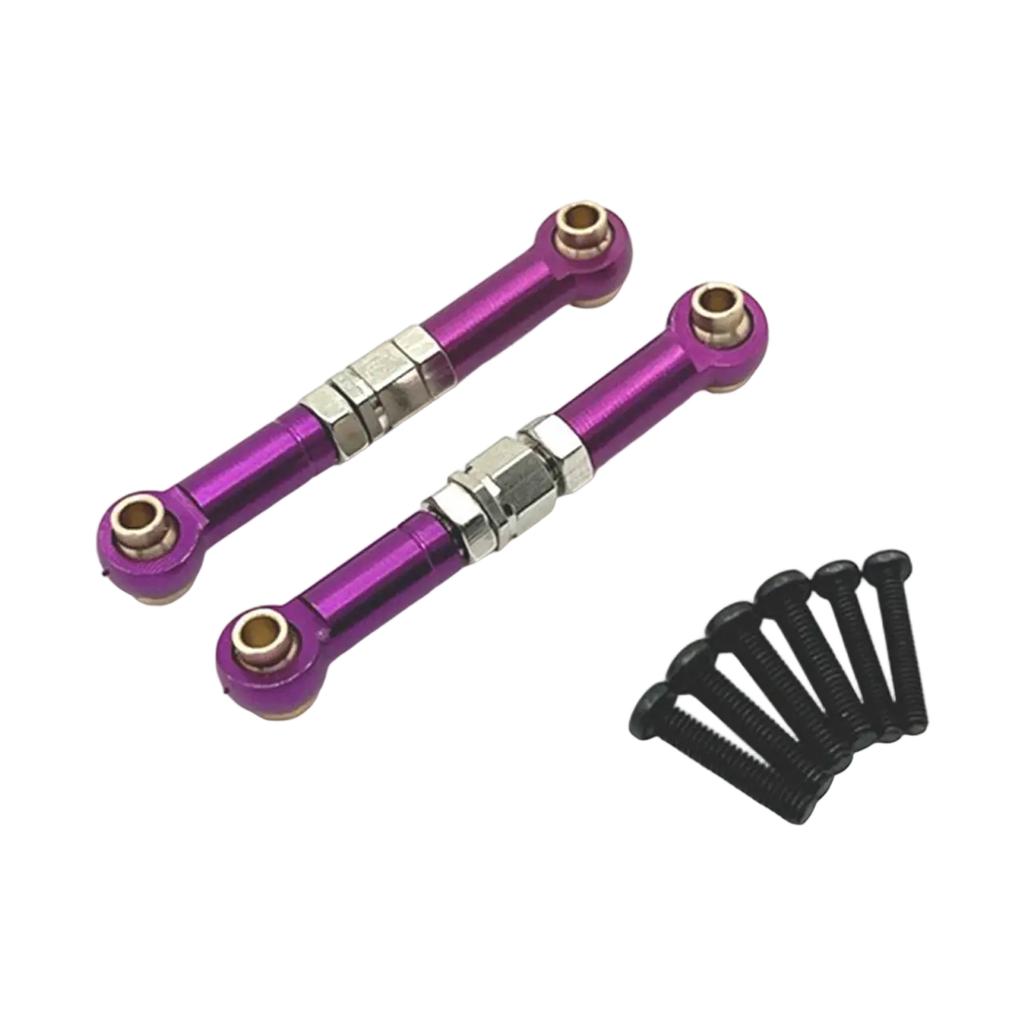 Aluminum Alloy Steering Linkage Adjustable Pull Rod for MJX 1/14 14209 14210 Remote Control Car Accessories Model Kits
