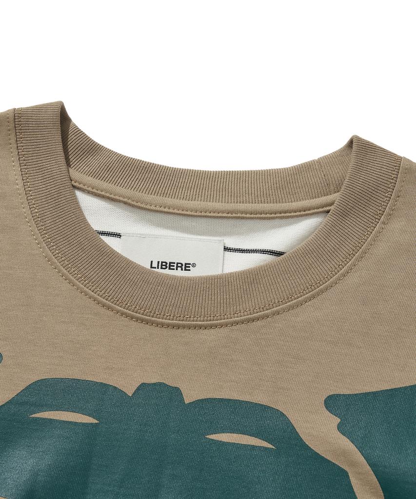 LIBERE Paradox Bone Sleeve Tee / Khaki