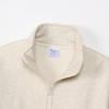 Long Graphic Half Zip Action Oatmeal [Champion] Sweatshirt, Sleeve, Fleece, Print, Sweatshirt, Style, C3-Z003 Men's