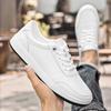 New Comfort Tenis Masculino Leisure Walk Male Sneakers Genuine Leather Mens Casual Shoes Stylish Flats Men Skateboard Footwear