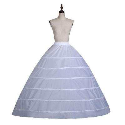 Hochzeitskleid-Rock-Stützkostüm-Petticoat-Slip, große 6-Reifen-Garnlose Petticoats für Brautfrauen
