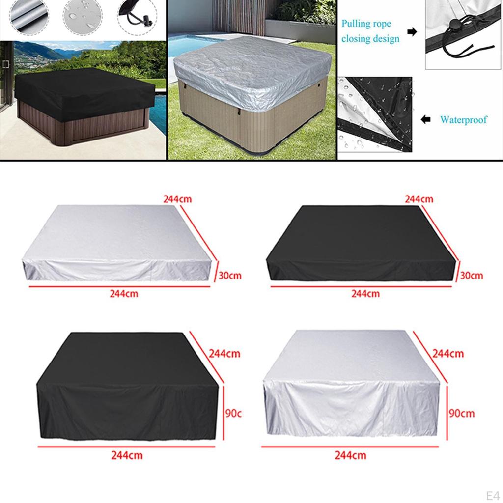 Cover SPA Bathtub Swimming Pool Waterproof Bubble Message Covers