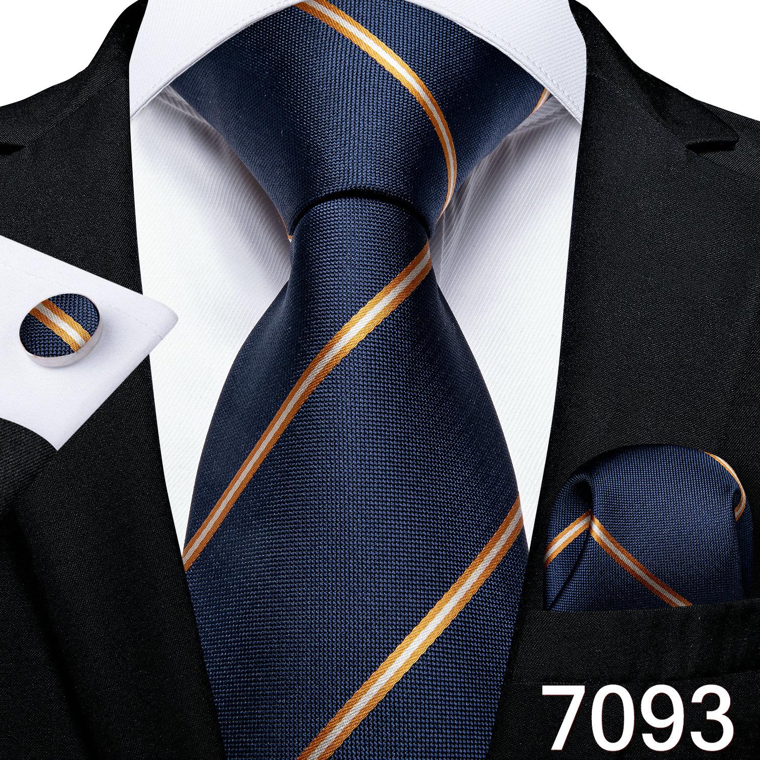 

Dibangu Мужской галстук Набор галстуков Карманные квадратные запонки Набор для свадьбы Деловая вечеринка N-7093