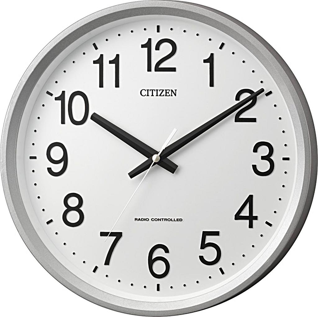 CITIZEN Wall Clock Radio Controlled Clock Circle Port White 4MYA24-019
