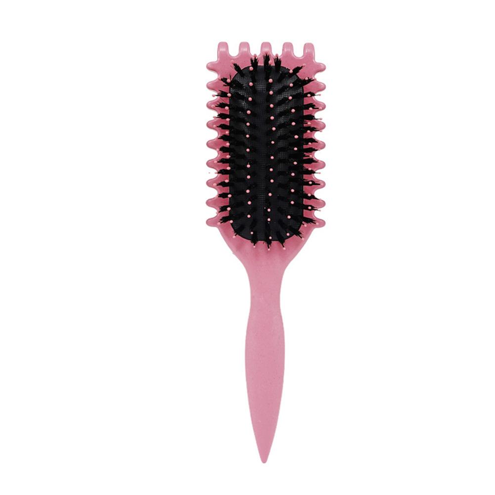 Salon Styling Curly Hair Styling Brush Curl Hair Brush for Combing and Shaping Men's and Women's Curls Reduce Pulling Tools