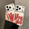 Applicable to iPhone17promax mobile phone case, anti-drop Corning case, Apple 16 men's and women's 15 red letters Nice