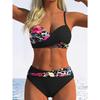 2026 European and American New Lace-up, Bikini Triangle Bag Split Swimsuit New