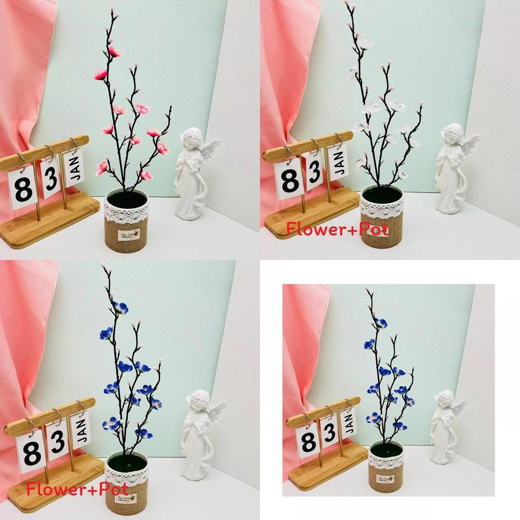 Faux Plant With Silk And Plastic Materials For Living Room Garden Decoration