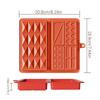 Chocolate Bar Mold Non-Stick Snack Bar Chocolate Mold Dessert Molding Kitchen Baking Supplies For Cake Shop Home Farmhouse Cafe
