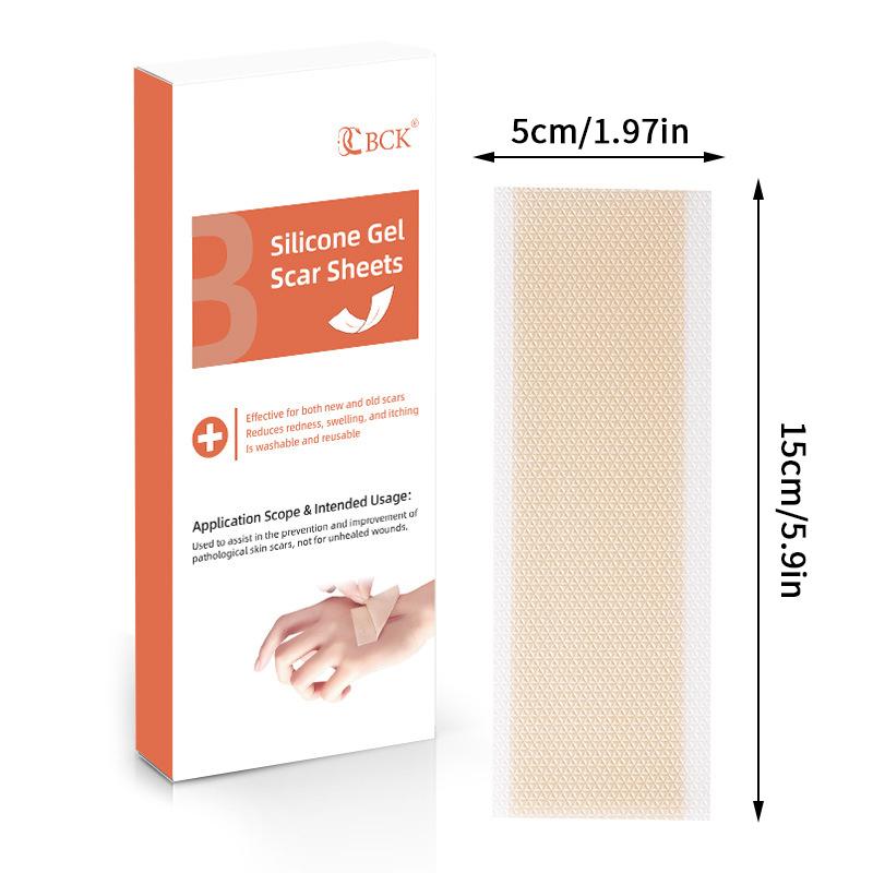 1 Pcs Silicone Scar Sheets Self-Adhesive Scar Cover Tape Reusable And Effective Skin Care Strips Highly Absorbent For Wound Care