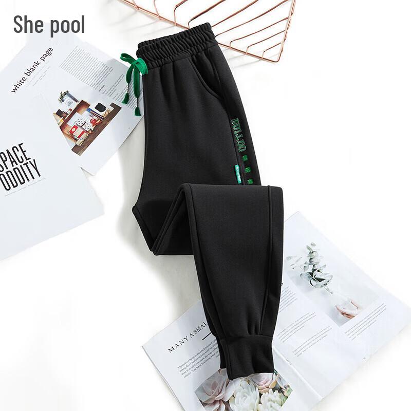 Tachii Women's Fleece-Lined Elastic Waist Jogger Sweatpants