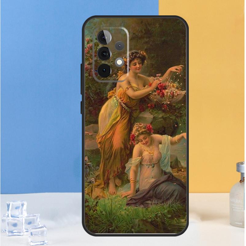 Renaissance Art Painting For Samsung Galaxy A13 A33 A53 A36 A26 A05 A06 A16 A54 A34 A14 A32 A52 A55 A35 A15 A56 Case