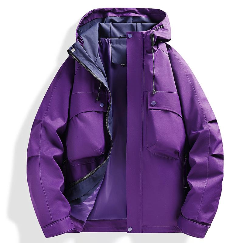 Spring and Autumn Outdoor Jacket Casual Hooded Jacket Men's Hooded Outdoor Jacket