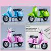 Alloy Model Motorcycle 1:10 Scale With Sound Light Shock Absorption For Kids