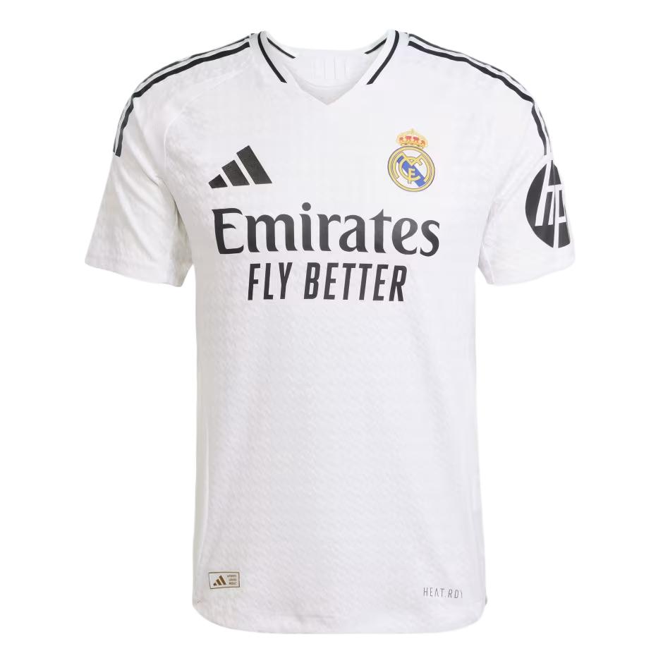 Adidas Originals Real Madrid 24/25 Home Authentic Comfortable Versatile Fashionable Soft Basketball Jersey Men Jersey White JX2137