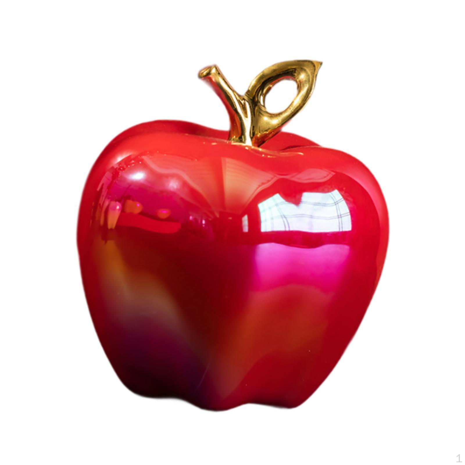 

Statue Ornament Art Crafts Decorative Fruit Sculpture Porcelain for TV Stand Office Halloween красный