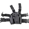Black Tactical Right Hand Drop Leg Thigh Pistol Holster Adjustable Swivel Buckle