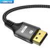 HDMI Cable 16K DP 2.1 8K@120Hz 4K@240Hz 80Gbps HDR Video Audio Display Port for Laptop TV Xbox Projector Gaming Monitor