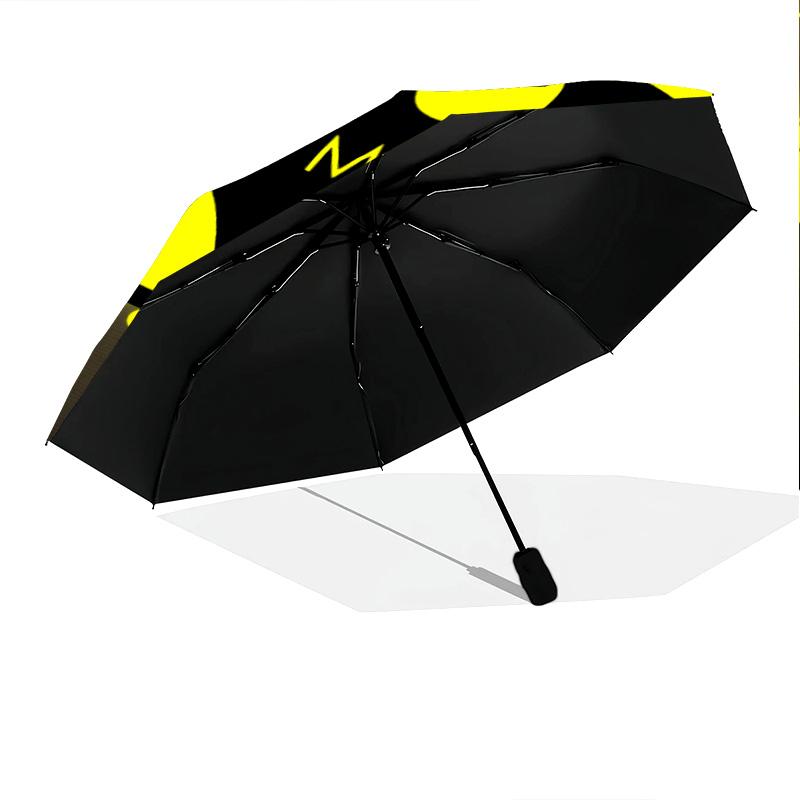 Motivo di Batman, ombrello pieghevole automatico, design portatile e pieghevole, 8 stecche, un regalo di Natale o di compleanno.