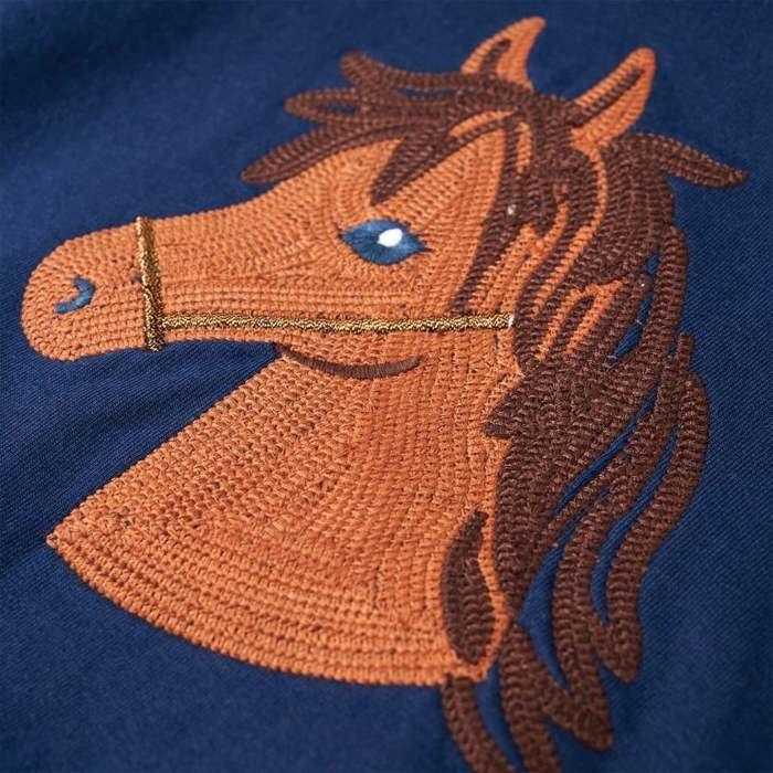 Námořnická modrá dětská mikina s kapucí 92/104/116/128/140