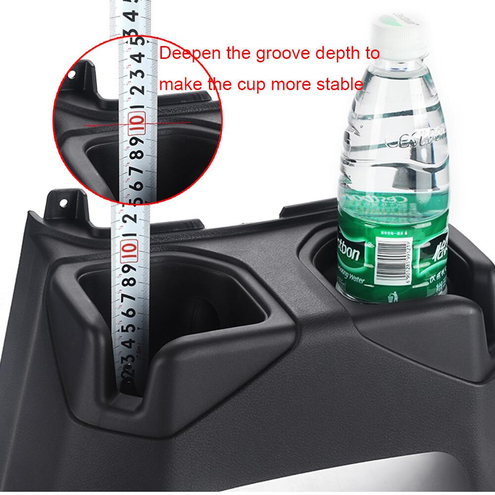 Car Rear Seat Water Cup Holder, Black For Jeep Wrangler JL JT 2018+  Accessories