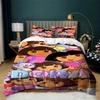 Ultra Soft Quilt Cover Do_ra the Explorer Bedding Set Lightweight Duvet Cover Set All-Season 3-Pcs for Fans Kids Girls