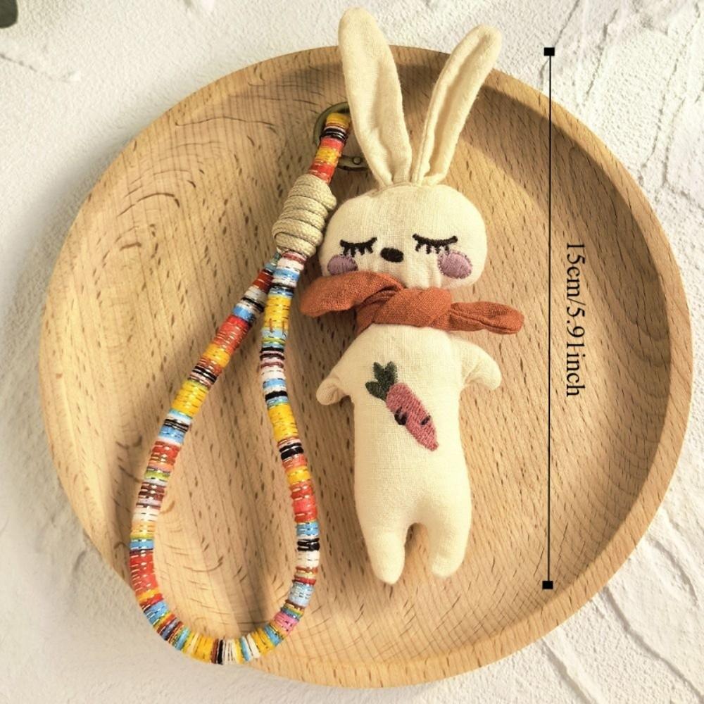 Pendentif Poupée Canard Ours Accessoires de Sac Mode Porte-clés Lapin Cadeau