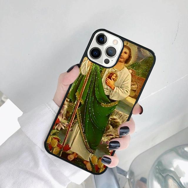 Guadalupe San Judas Phone Case Cover For iPhone 17 Air 15 Pro MAX 16 Plus 14 12 11 13 coque