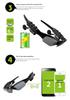 Bluetooth Smart Polarized Sunglasses with Built-in Earphones