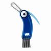 3 In 1 Crevice Brush Food-Grade Safe Spiral Cleaner with Scraper Stiff Brush Portable Foldable Design Bottles Cups Cleaning Scrubber