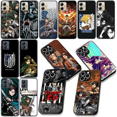 Attack On Titan Eren Jaeger Levi Phone Cover for Xiaomi Redmi Note 13 14 ProPlus Pro Plus 14C A4 13C Pro+ Note14 Protective Case
