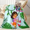 Dora Explorer Blanket Ultra-Soft Suitable for Picnics Livingroom Seaside Four Seasons Multipurpose Warmthful Decor Gifts For Family Or Friends