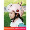 2024 New 3C Certified Children Helmet Girls Boys Electric Vehicles Four Seasons Battery Motorcycle Hard Hats Riding Half Helmets
