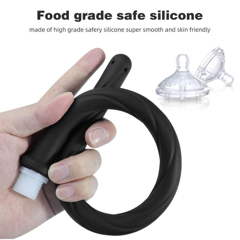 Unisex Anal Einlauf Rohr Vaginal Waschen Rektale Reinigung Dusche Bidet Schlauch Dusche Düse Rohr Butt Plug Anal Behandlung Sex