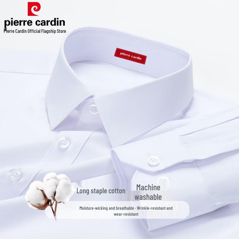 Pierre Cardin Men's Long Sleeve Wrinkle-Free Business Shirt