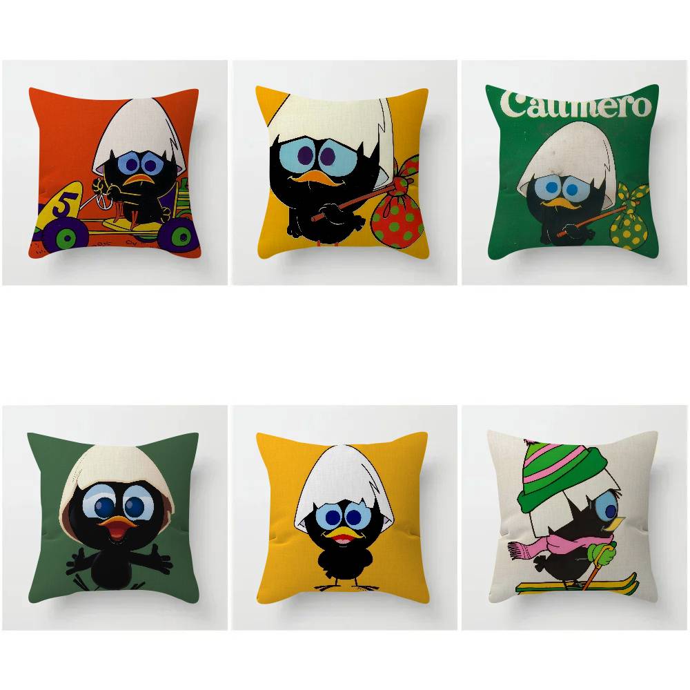 Cartoon CCalimero fun Pillowcase toon Gift Cushion Cover Bedroom Home Sofa Chair Seat Decor pillow case