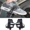 1 Pair 1/ 2 Exercise Bike Pedals with Strips, Stationary Recumbent Bike Pedals for Indoor Exercycle Bike, Spin Bike