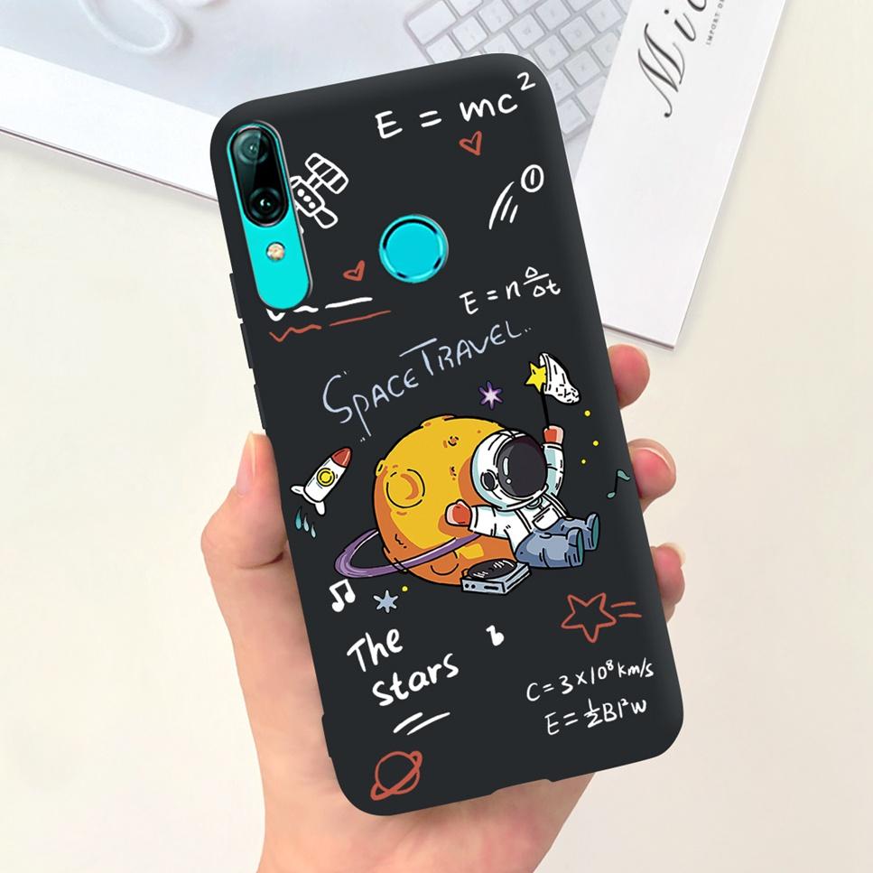 For Huawei P Smart 2019 6.21"Case Cute Cartoon Astronaut Soft Silicone Cover For Huawei P Smart 19 POT-LX3 Shockproof Phone Case