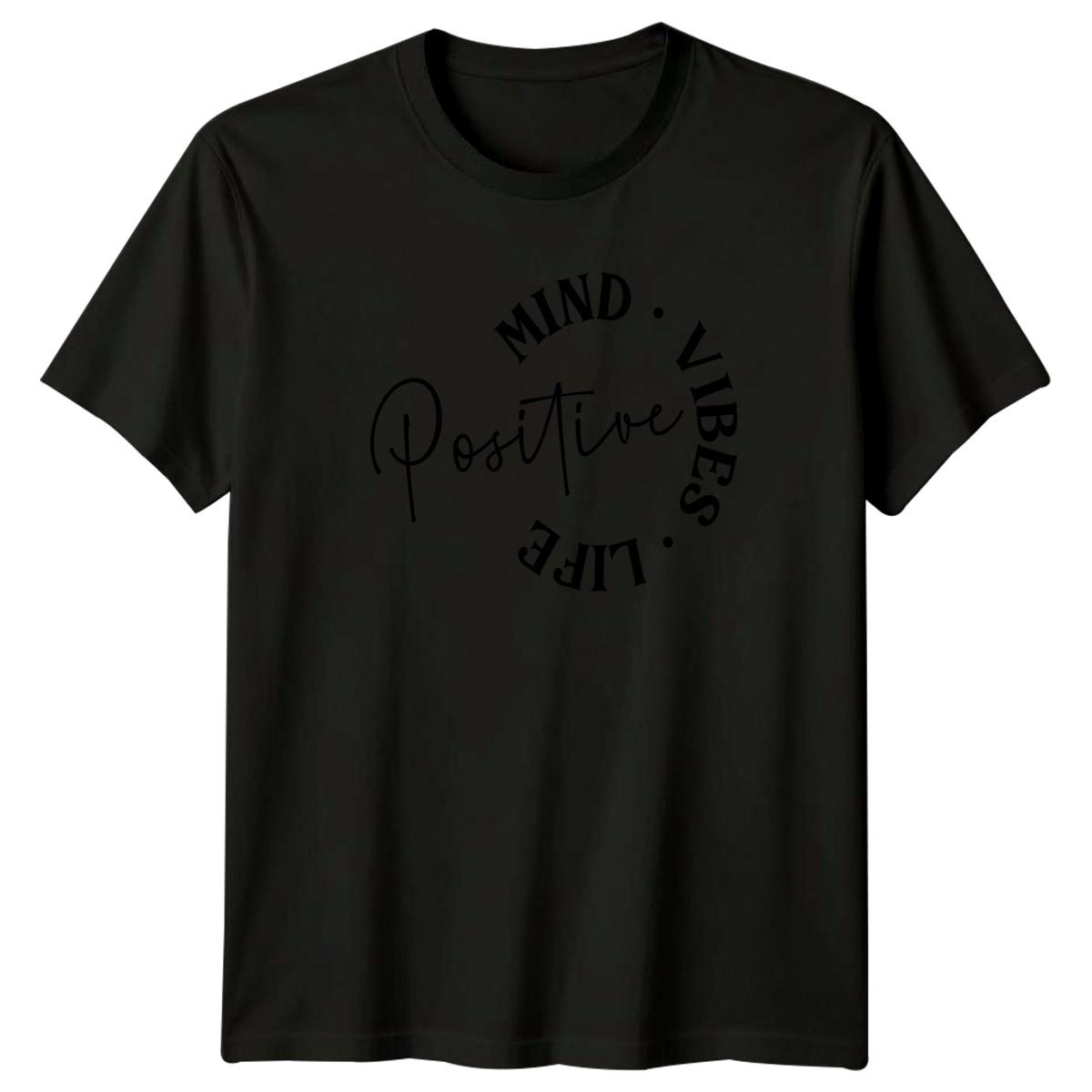 Mind Positive Vibes Life T-Shirt Positive Affirmation Wellness Lifestyle XXL