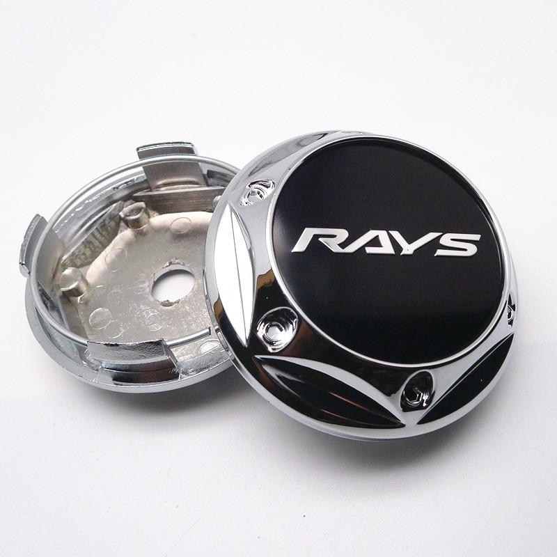 4pcs 68mm 62mm For Rays Wheel Hub Center Cap Car Rims Replace Dust-proof Cover Auto Styling Accessories