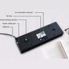 LED Music Spectrum Display RGB Colorful 1624 Segment Rhythm Light Level Voice Sensor Clock Display 384 LEDs 20 Dynamic