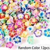 12/32/52pcs Clay Material Plum Blossom Bead Polymer Clay Flower Interval Bead Colorful Flower Bead DIY Summer Beach Foot Chain Bracelet Earrings