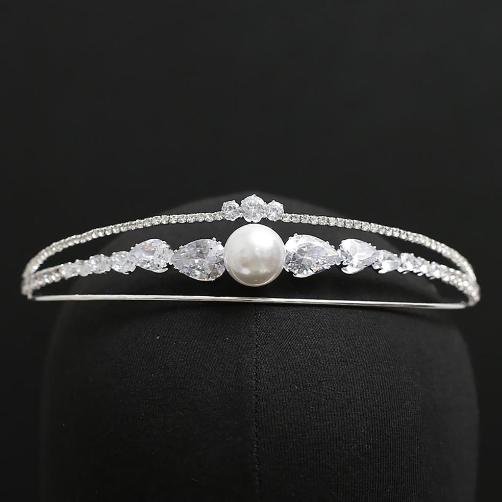 High-End Rhinestone Bridal Crown for Wedding, Birthday, Gala