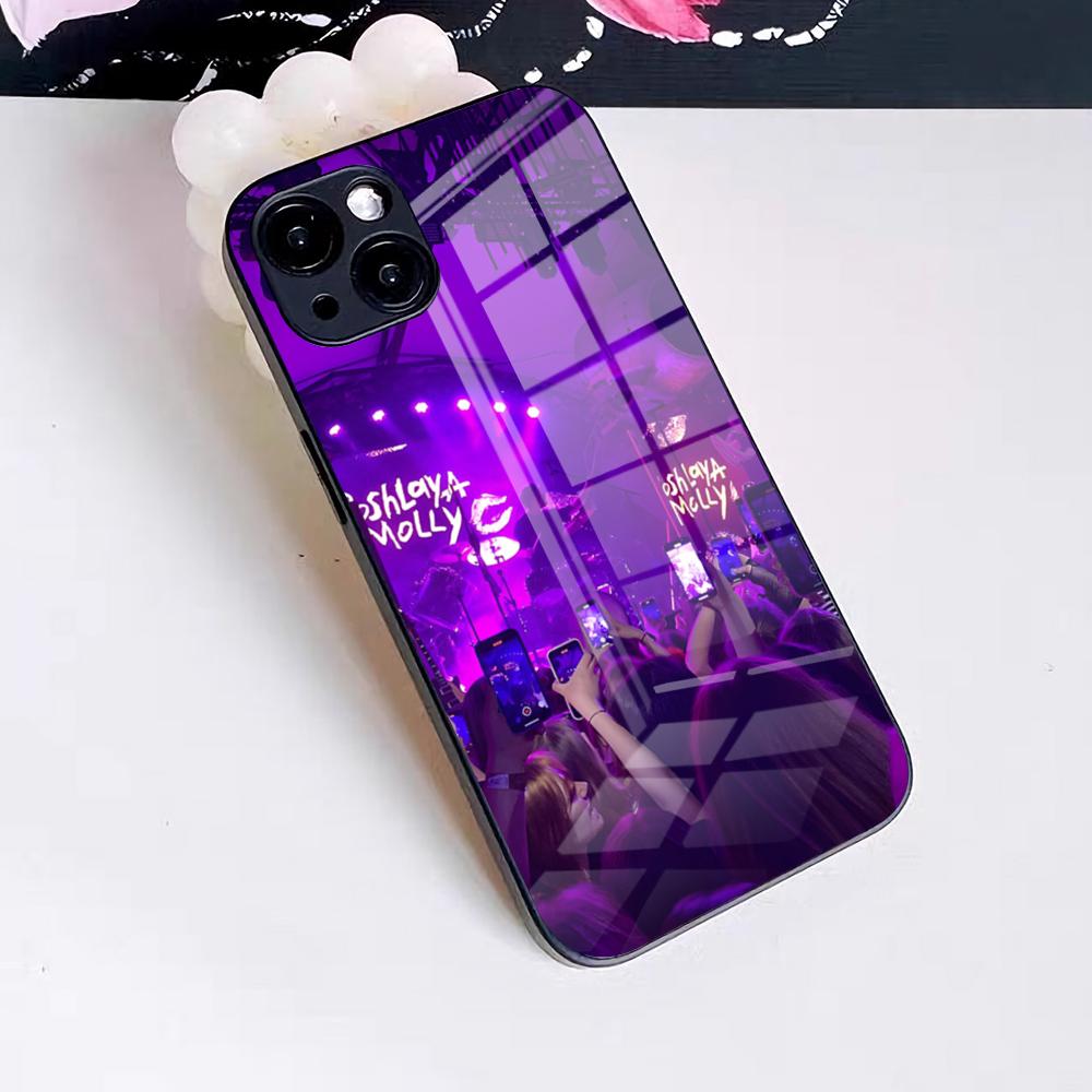 Band Poshlaya Molly Phone Case For IPhone 17 Pro Max 16 15 14 Pro Max 13 11 X Xs Xr 8 7Plus Glass Cover