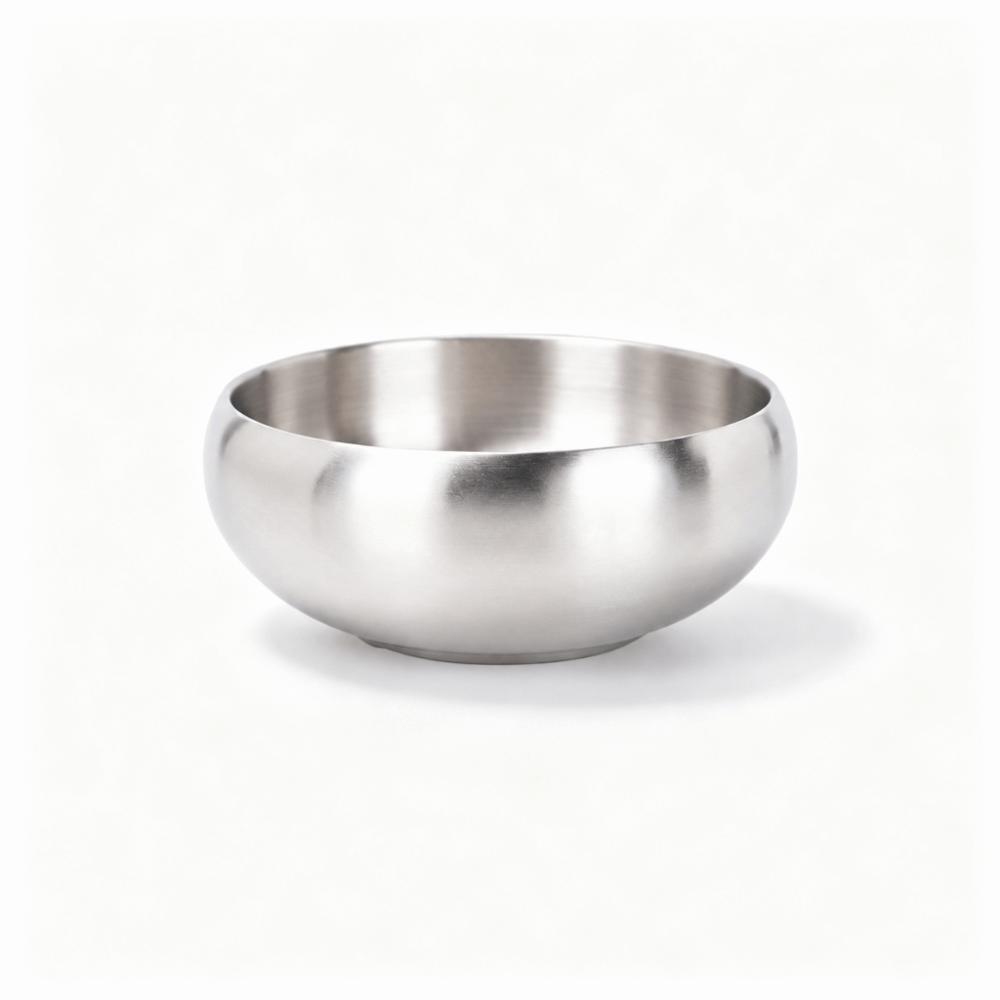 304 Stainless Steel Rice Bowl Double-Layer Insulated Storage Bowl Soup Bowl  Home Dining