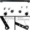 License Plate Adapter Holder for JDM to US Conversion, Mini Truck License Plate Adapter, Black
