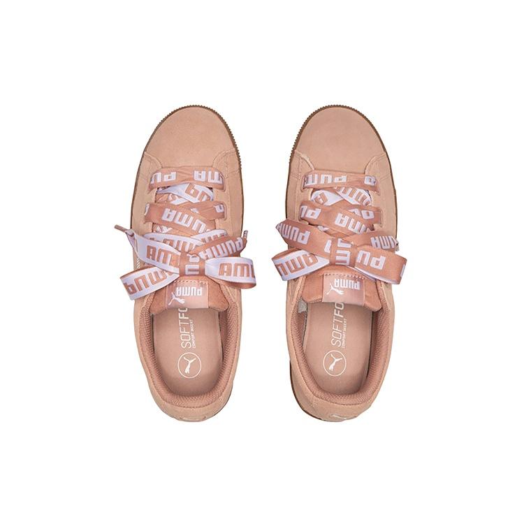 (WMNS) PUMA Vikky Platform Ribbon Rosa/Braun Damen 365314-02