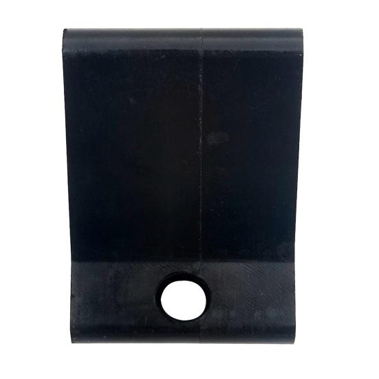 Bootsanhänger Buganschlag Stabiler Halt Y-förmiger Bugrahmen mit 2-Zoll-Rollenbefestigungsbreite 4-Zoll V-Spannung Nicht markierender Rostfreier Bootsbuganschlag