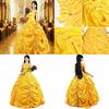 Elegante Costume Cosplay da Principessa Belle de La Bella e la Bestia, Stile Fiabesco, per Donna